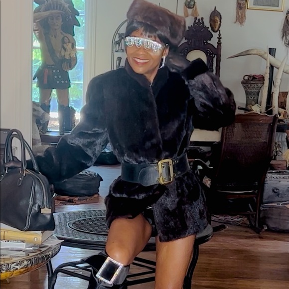 New Designer Giorgia Collection Sable Brown color Mink Fur Coat, Jacket 8 - Picture 15 of 16